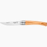 Нож филейный OPINEL №8, нержавеющая сталь, рукоять оливковое дерево 002563