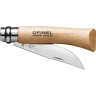 Нож OPINEL №7, нержавеющая сталь, рукоять из бука, блистер 000654