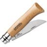 Нож OPINEL №8, нержавеющая сталь, рукоять из бука, блистер 000405